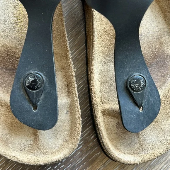 Birkenstocks gizeh black 38 - Picture 2 of 6